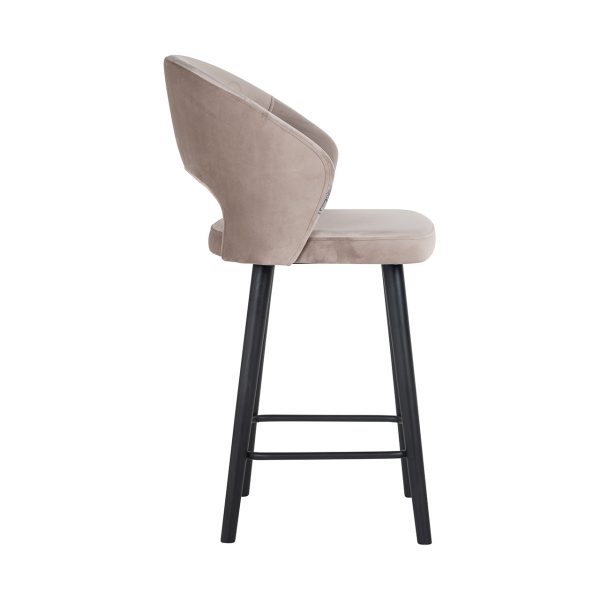 Counterstoel Savoy khaki velvet (Quartz Khaki 903) Richmond Interiors - Afbeelding 2