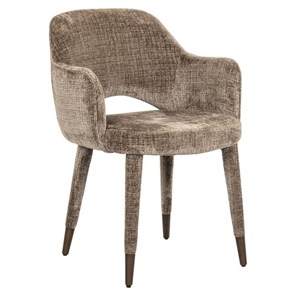 Eetkamerstoel Donnatella stone chenille fire retardant (Niagara 104 Stone Chenille) Richmond Interiors