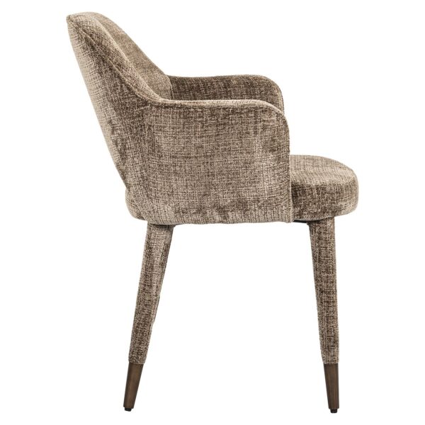 Eetkamerstoel Donnatella stone chenille fire retardant (Niagara 104 Stone Chenille) Richmond Interiors - Afbeelding 2