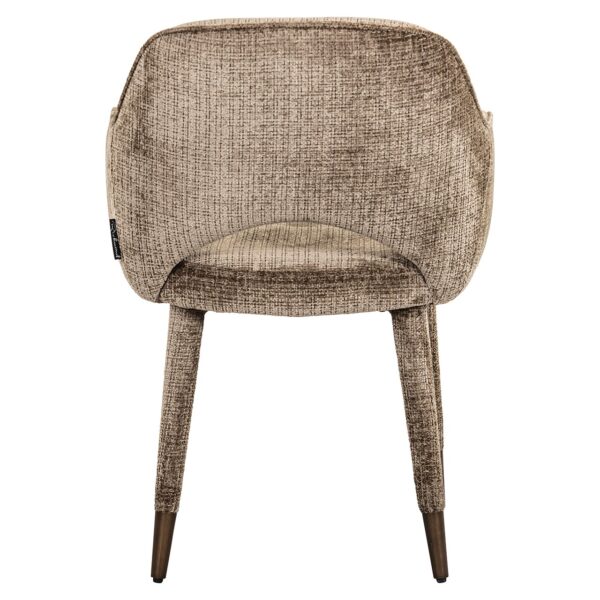 Eetkamerstoel Donnatella stone chenille fire retardant (Niagara 104 Stone Chenille) Richmond Interiors - Afbeelding 3