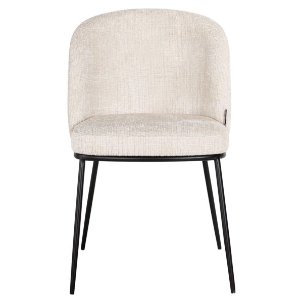 Stoel Elvi beige chenille fire retardant (Niagara 902 beige Chenille) Richmond Interiors - Afbeelding 4
