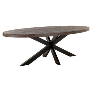 Eettafel Watson Dark brown/black 235 Richmond Interiors