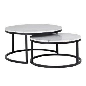 Salontafel Lexington white (Set of 2) Richmond Interiors