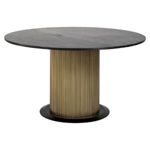 Eettafel Ironville gold 140Ø Richmond Interiors