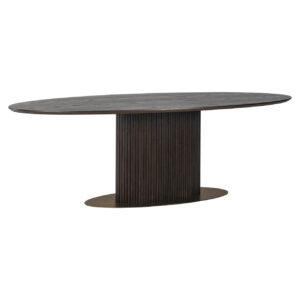 Eettafel Luxor brown oval 300 Richmond Interiors