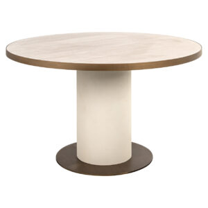 Eettafel Tivoli white 130Ø Richmond Interiors