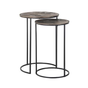 Bijzettafel Tulum brushed gold (Set of 2) Richmond Interiors