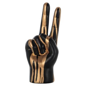 Decoratief object Peace black/gold Richmond Interiors