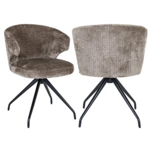 Eetkamerstoel Milly niagara stone swivel Richmond Interiors
