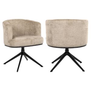 Eetkamerstoel Cheyenne desert fusion swivel fire retardant Richmond Interiors