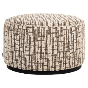 Poef & Voetenbank Lexie cream 70Ø Richmond Interiors