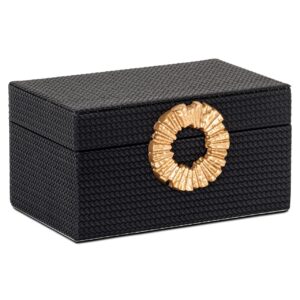 Opbergdoos Amal black/gold small Richmond Interiors