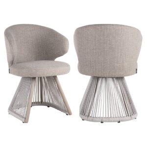 Outdoor eetkamerstoel Nuba greige alpine Richmond Interiors