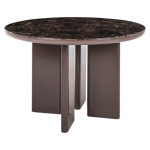 Eettafel Almundi chocolat brown 120Ø Richmond Interiors