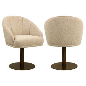 Eetkamerstoel Beverly natural fancy swivel Richmond Interiors
