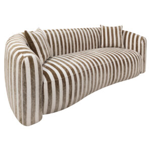 Bank Luxandra stripes sand Richmond Interiors