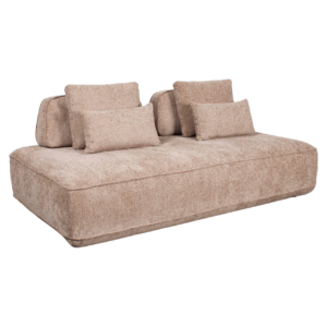 Bank Tudor mocca boldweave 2,5-seater movable backrest Richmond Interiors