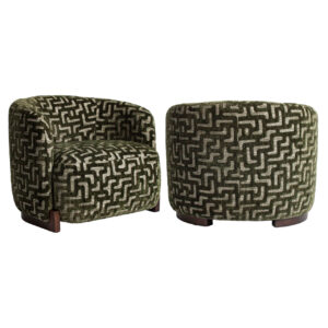 Lounge stoel Hannah moss labyrinth fire retardant Richmond Interiors