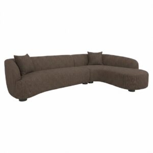 Bank Pandora brown chunky lounge right Richmond Interiors