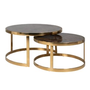 Salontafel Conrad gold (Set of 2) Richmond Interiors