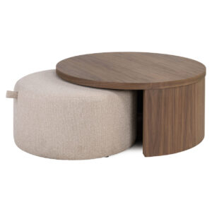 Salontafel Windsor walnut lodge desert fire retardant (Set of 2) Richmond Interiors