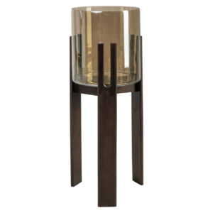 Windlicht Reese walnut large Richmond Interiors