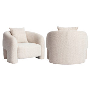 Lounge stoel Tuscany beige blockweave Richmond Interiors