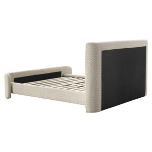 Bed Divana beige chevron 160x200 Richmond Interiors